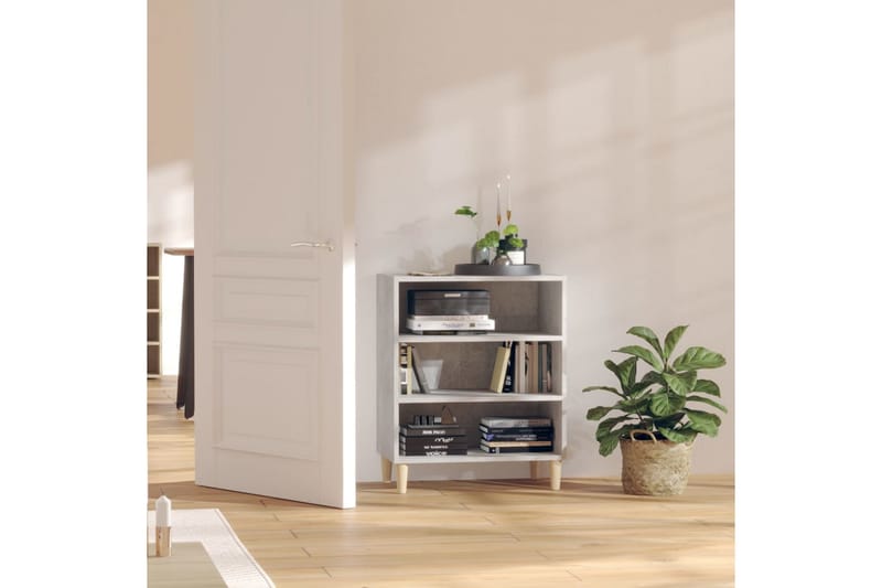Skjenk betonggrå 57x35x70 cm sponplate - Grå - Oppbevaring - Oppbevaringsmøbler - Sideboard & skjenker