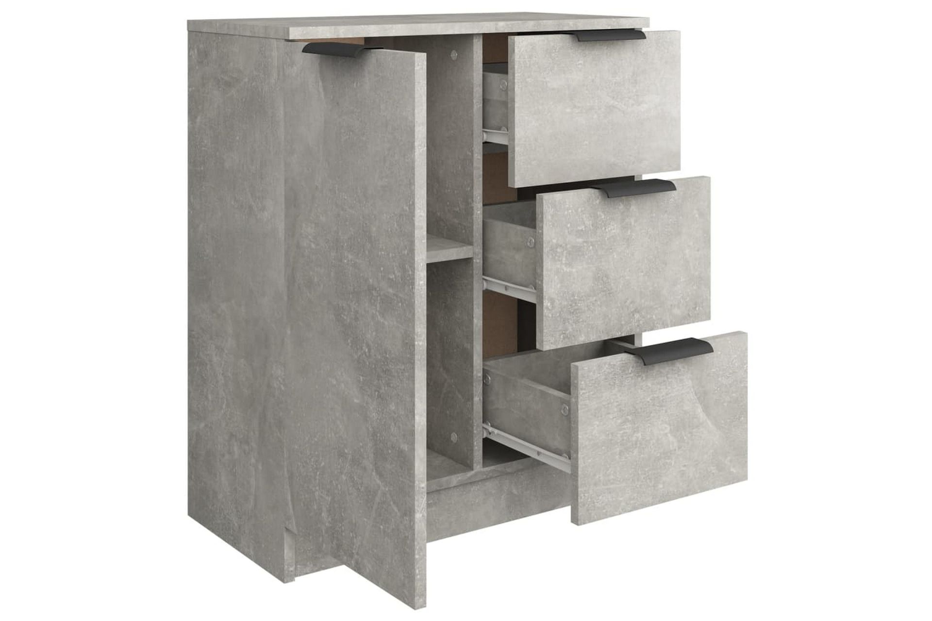Skjenk betonggrå 60x30x70 cm konstruert tre - Grå - Oppbevaring - Oppbevaringsmøbler - Sideboard & skjenker