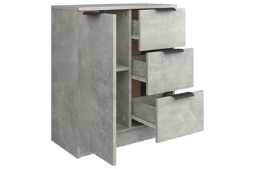 Skjenk betonggrå 60x30x70 cm konstruert tre - Grå - Oppbevaring - Oppbevaringsmøbler - Sideboard & skjenker