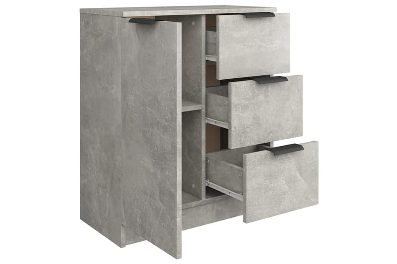 Skjenk betonggrå 60x30x70 cm konstruert tre - Grå - Sideboard & skjenker