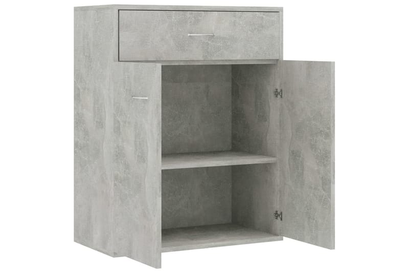 Skjenk betonggrå 60x30x75 cm sponplate - Oppbevaring - Oppbevaringsmøbler - Sideboard & skjenker