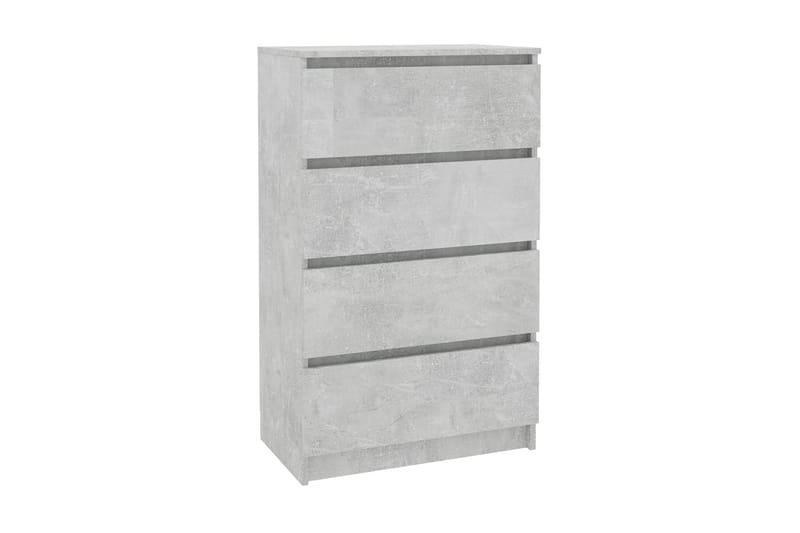 Skjenk betonggrå 60x35x98,5 cm sponplate - Oppbevaring - Oppbevaringsmøbler - Sideboard & skjenker