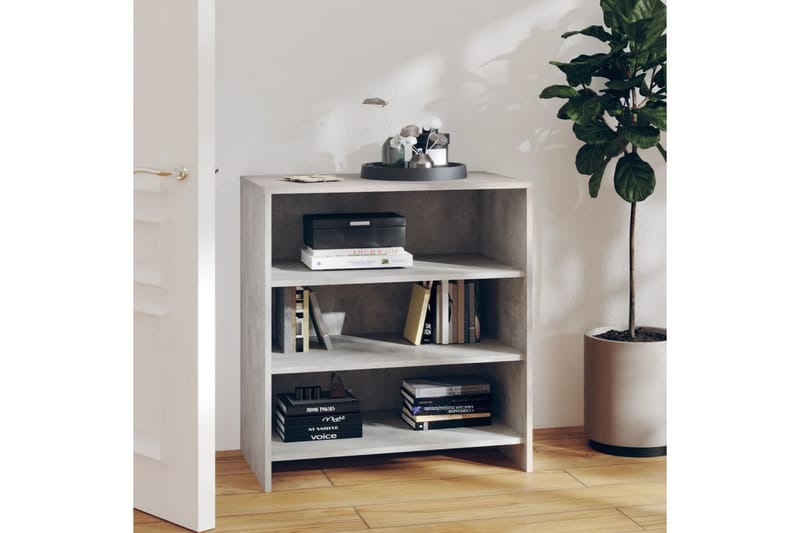 Skjenk betonggrå 70x40,5x75 cm sponplate - Grå - Oppbevaring - Oppbevaringsmøbler - Sideboard & skjenker
