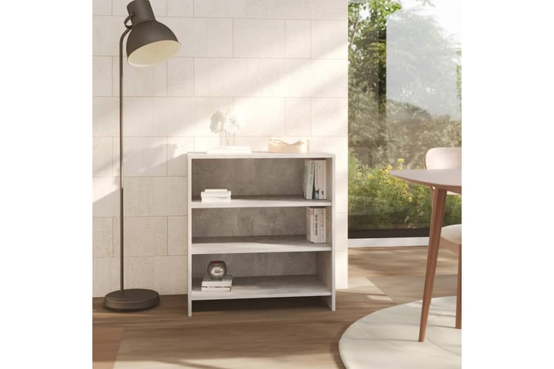 Skjenk betonggrå 70x40,5x75 cm sponplate - Grå - Oppbevaring - Oppbevaringsmøbler - Sideboard & skjenker