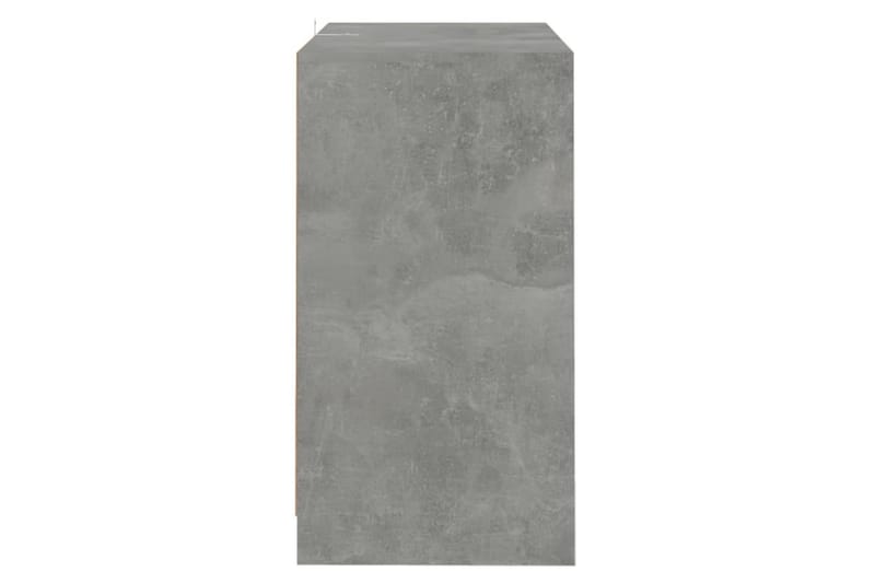 Skjenk betonggrå 70x41x75 cm sponplate - Grå - Oppbevaring - Oppbevaringsmøbler - Sideboard & skjenker