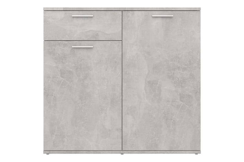 Skjenk betonggrå 80x36x75 cm sponplate - Grå - Oppbevaring - Oppbevaringsmøbler - Sideboard & skjenker
