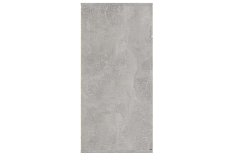Skjenk betonggrå 80x36x75 cm sponplate - Grå - Oppbevaring - Oppbevaringsmøbler - Sideboard & skjenker