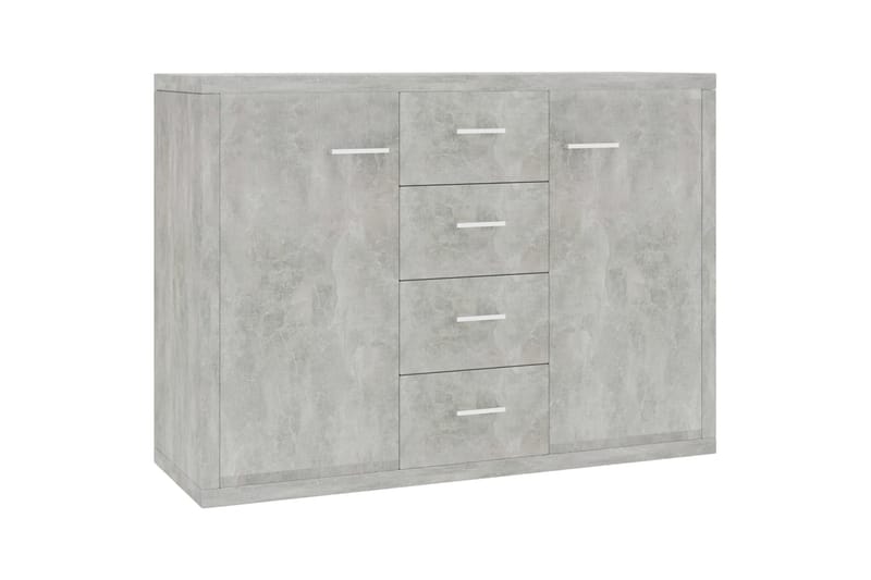 Skjenk betonggrå 88x30x65 cm sponplate - Oppbevaring - Oppbevaringsmøbler - Sideboard & skjenker