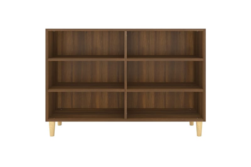 Skjenk brun eik 103,5x35x70 cm sponplate - Brun - Oppbevaring - Oppbevaringsmøbler - Sideboard & skjenker
