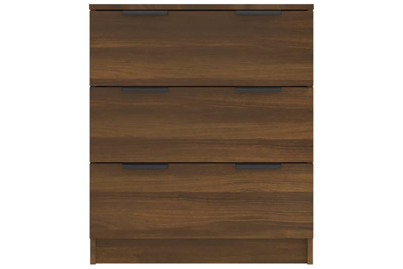 Skjenk brun eik 60x30x70 cm konstruert tre - Brun - Sideboard & skjenker