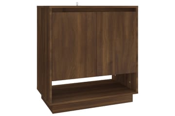 Skjenk brun eik 70x41x75 cm sponplate - Brun - Oppbevaring - Oppbevaringsmøbler - Sideboard & skjenker