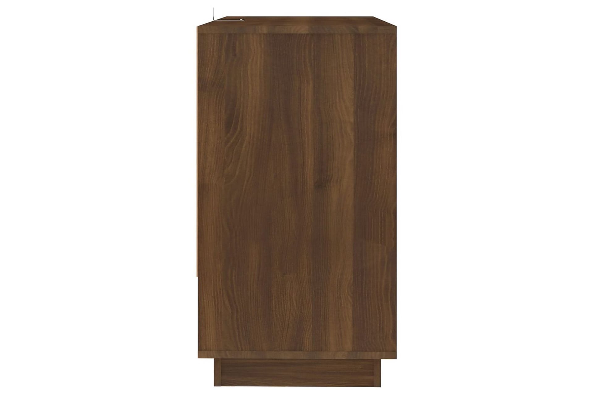 Skjenk brun eik 70x41x75 cm sponplate - Brun - Oppbevaring - Oppbevaringsmøbler - Sideboard & skjenker