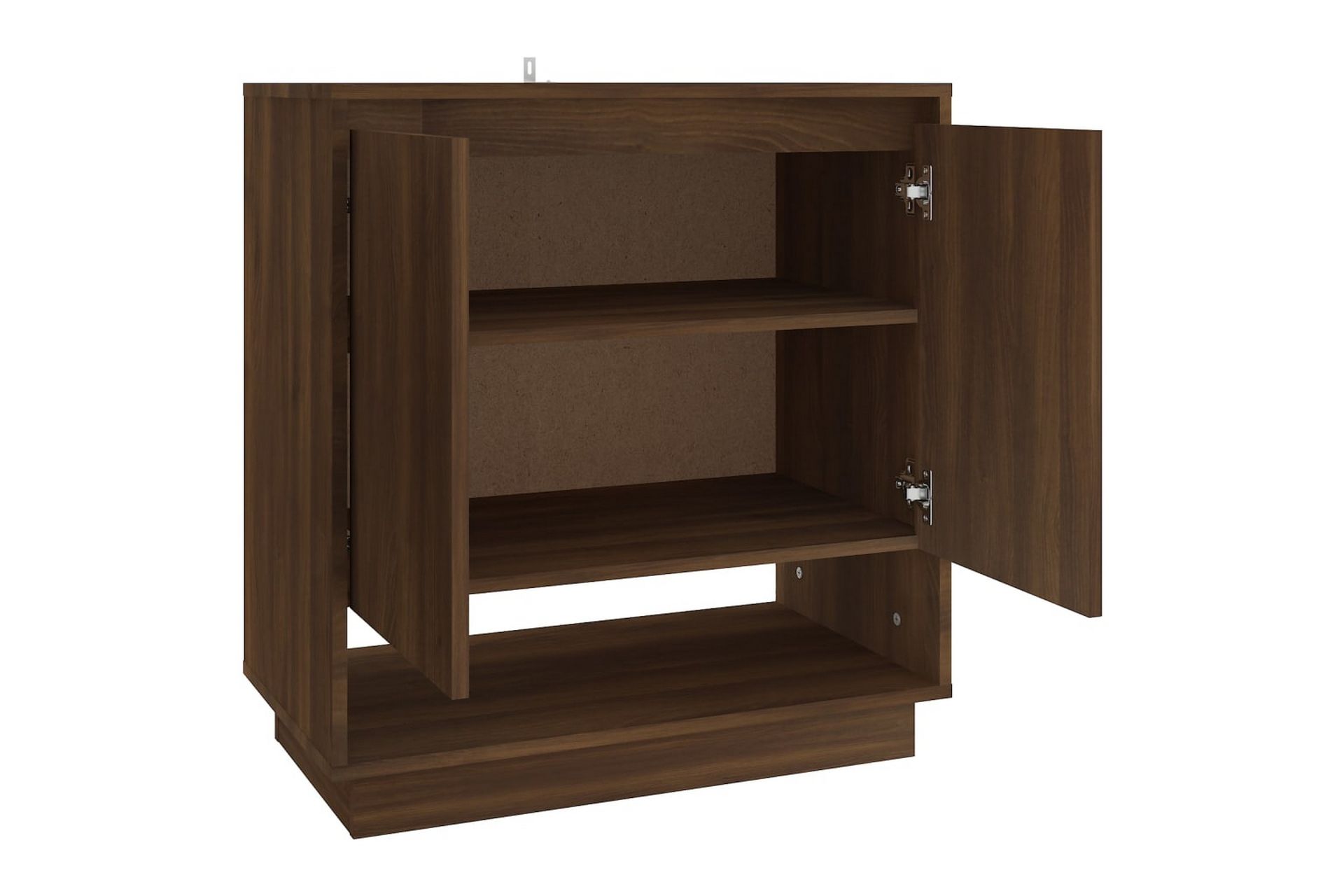 Skjenk brun eik 70x41x75 cm sponplate - Brun - Oppbevaring - Oppbevaringsmøbler - Sideboard & skjenker