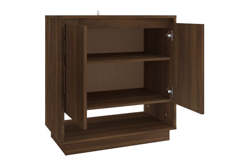 Skjenk brun eik 70x41x75 cm sponplate - Brun - Oppbevaring - Oppbevaringsmøbler - Sideboard & skjenker