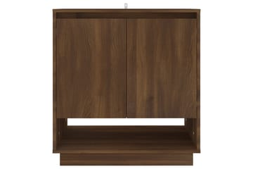 Skjenk brun eik 70x41x75 cm sponplate - Brun - Oppbevaring - Oppbevaringsmøbler - Sideboard & skjenker