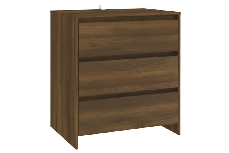 Skjenk brun eik 70x41x75 cm sponplate - Brun - Sideboard & skjenker