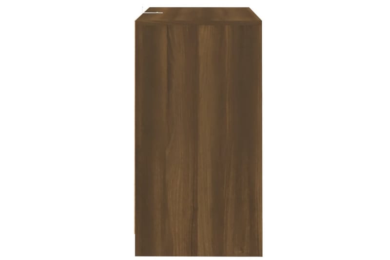 Skjenk brun eik 70x41x75 cm sponplate - Brun - Sideboard & skjenker
