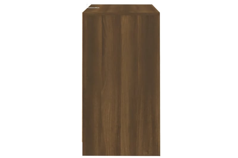 Skjenk brun eik 70x41x75 cm sponplate - Brun - Oppbevaring - Oppbevaringsmøbler - Sideboard & skjenker