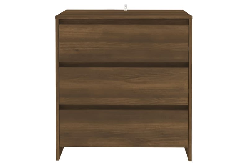 Skjenk brun eik 70x41x75 cm sponplate - Brun - Sideboard & skjenker