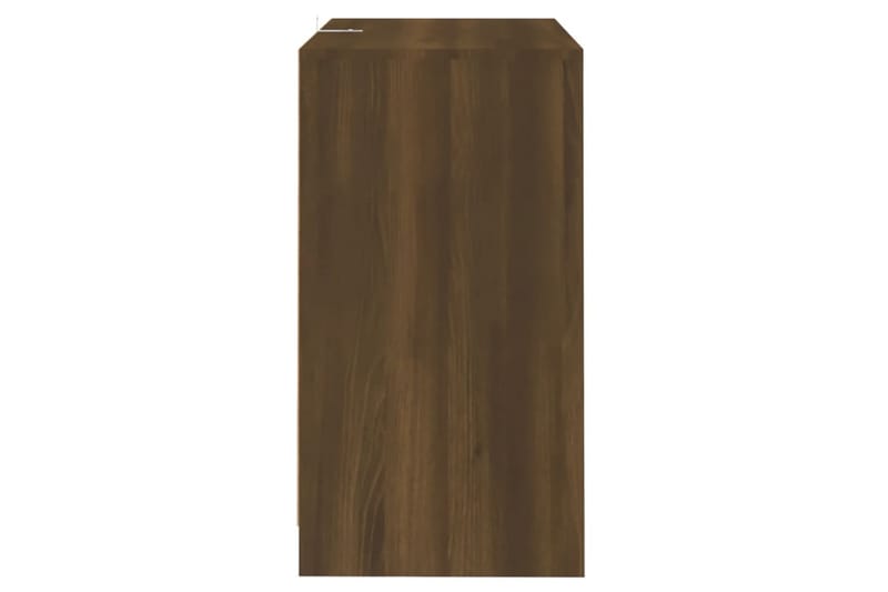 Skjenk brun eik 70x41x75 cm sponplate - Brun - Sideboard & skjenker