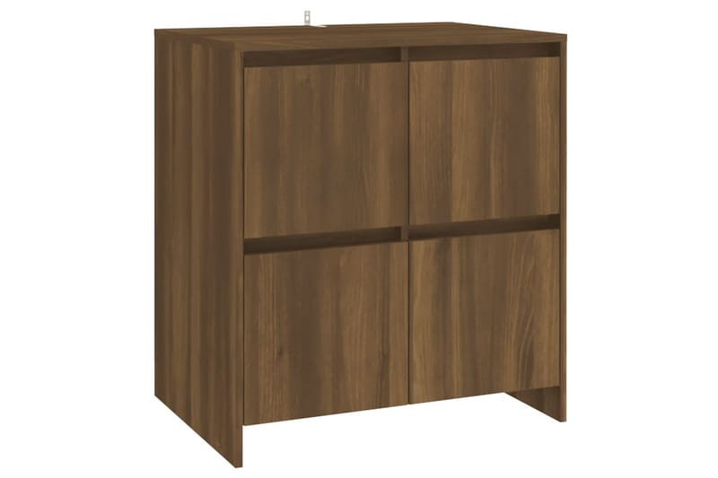 Skjenk brun eik 70x41x75 cm sponplate - Brun - Oppbevaring - Oppbevaringsmøbler - Sideboard & skjenker
