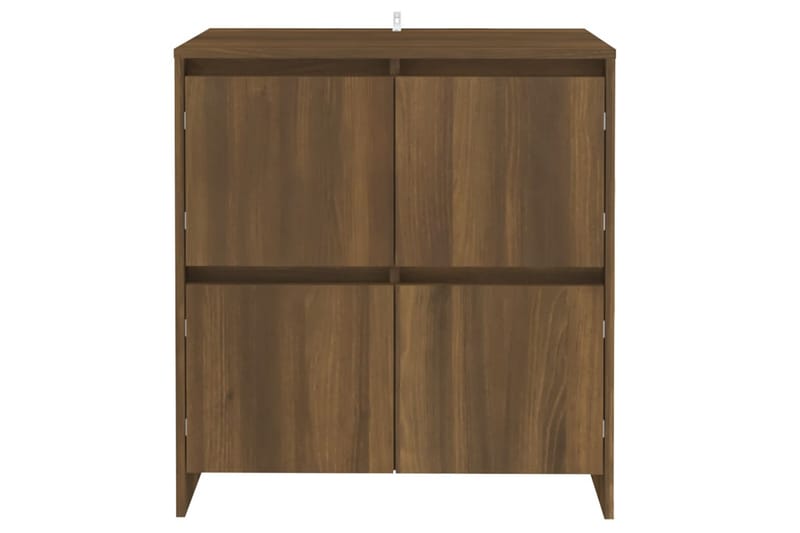 Skjenk brun eik 70x41x75 cm sponplate - Brun - Sideboard & skjenker