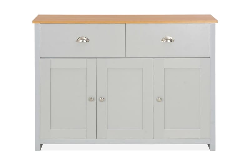 Skjenk grå 112x35x81 cm - Grå - Oppbevaring - Oppbevaringsmøbler - Sideboard & skjenker