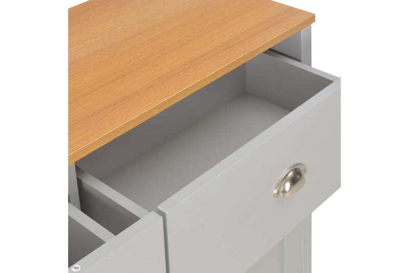 Skjenk grå 112x35x81 cm - Grå - Oppbevaring - Oppbevaringsmøbler - Sideboard & skjenker