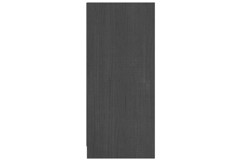Skjenk grå 70x33x76 cm heltre furu - Grå - Oppbevaring - Oppbevaringsmøbler - Sideboard & skjenker