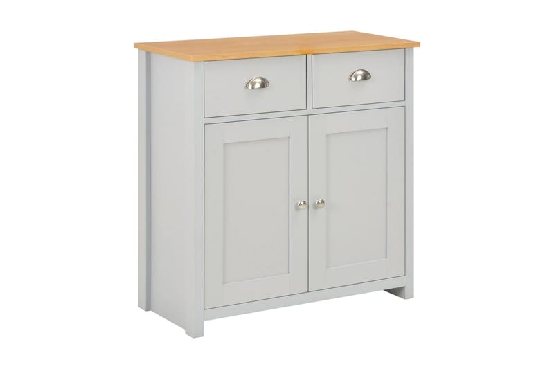 Skjenk grå 79x35x81 cm - Grå - Oppbevaring - Oppbevaringsmøbler - Sideboard & skjenker