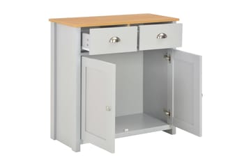 Skjenk grå 79x35x81 cm - Grå - Oppbevaring - Oppbevaringsmøbler - Sideboard & skjenker
