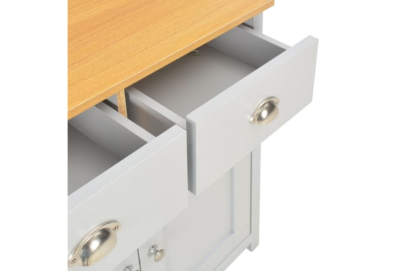 Skjenk grå 79x35x81 cm - Grå - Oppbevaring - Oppbevaringsmøbler - Sideboard & skjenker