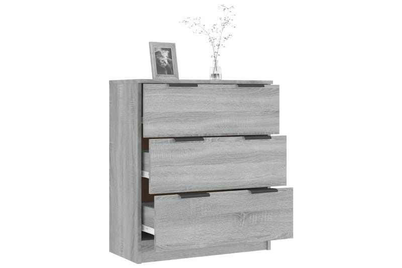 Skjenk grå sonoma 60x30x70 cm konstruert tre - Grå - Oppbevaring - Oppbevaringsmøbler - Sideboard & skjenker