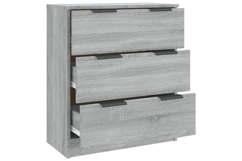 Skjenk grå sonoma 60x30x70 cm konstruert tre - Grå - Oppbevaring - Oppbevaringsmøbler - Sideboard & skjenker
