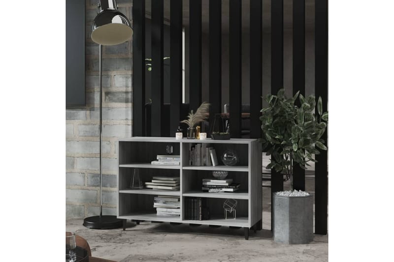 Skjenk grå sonoma eik 103,5x35x70 cm sponplate - Grå - Oppbevaring - Oppbevaringsmøbler - Sideboard & skjenker