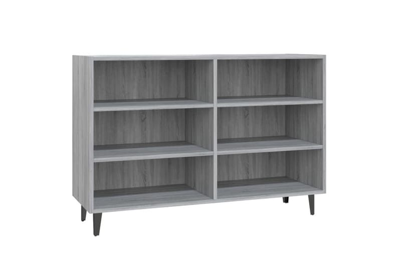 Skjenk grå sonoma eik 103,5x35x70 cm sponplate - Grå - Oppbevaring - Oppbevaringsmøbler - Sideboard & skjenker
