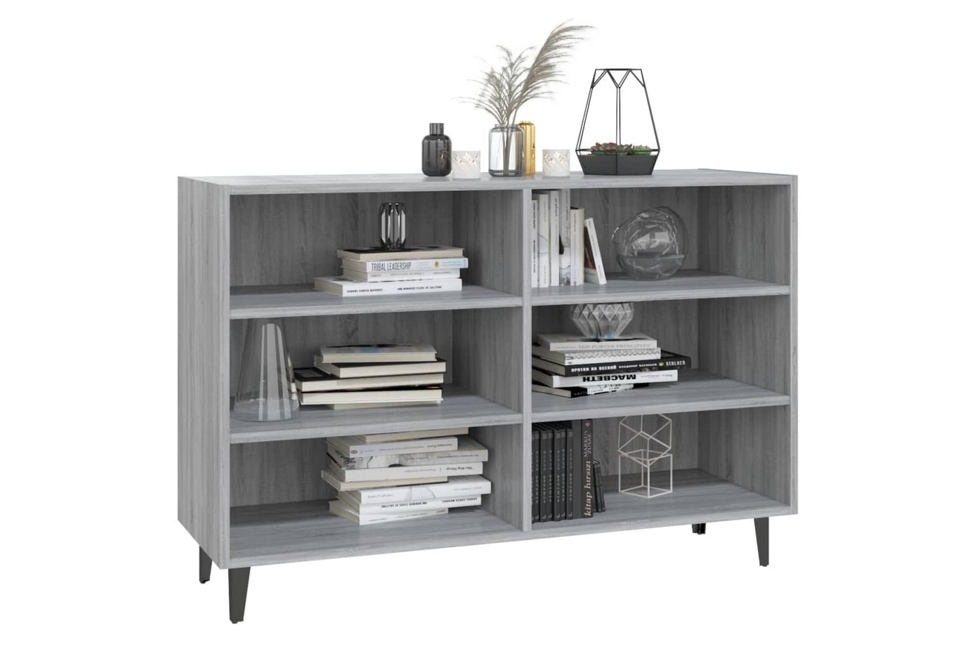 Skjenk grå sonoma eik 103,5x35x70 cm sponplate - Grå - Oppbevaring - Oppbevaringsmøbler - Sideboard & skjenker