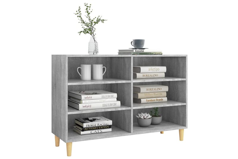 Skjenk grå sonoma eik 103,5x35x70 cm sponplate - Grå - Oppbevaring - Oppbevaringsmøbler - Sideboard & skjenker