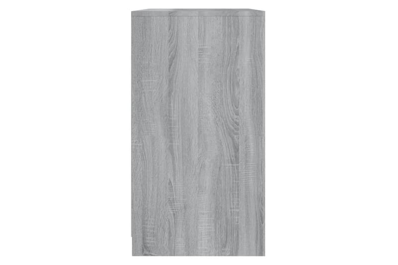 Skjenk grå sonoma eik 70x40,5x75 cm sponplate - Grå - Sideboard & skjenker