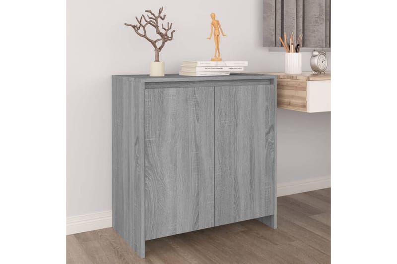 Skjenk grå sonoma eik 70x40x73,5 cm sponplate - Grå - Oppbevaring - Oppbevaringsmøbler - Sideboard & skjenker