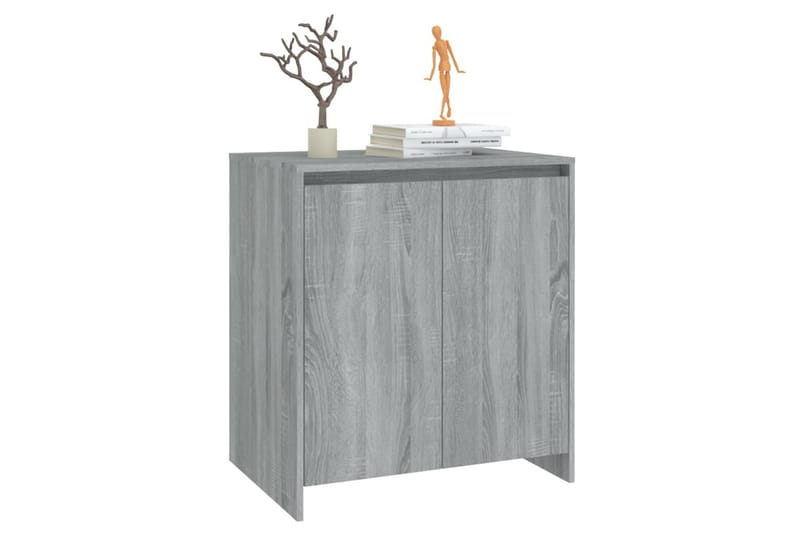 Skjenk grå sonoma eik 70x40x73,5 cm sponplate - Grå - Oppbevaring - Oppbevaringsmøbler - Sideboard & skjenker