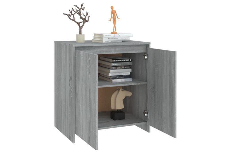 Skjenk grå sonoma eik 70x40x73,5 cm sponplate - Grå - Oppbevaring - Oppbevaringsmøbler - Sideboard & skjenker