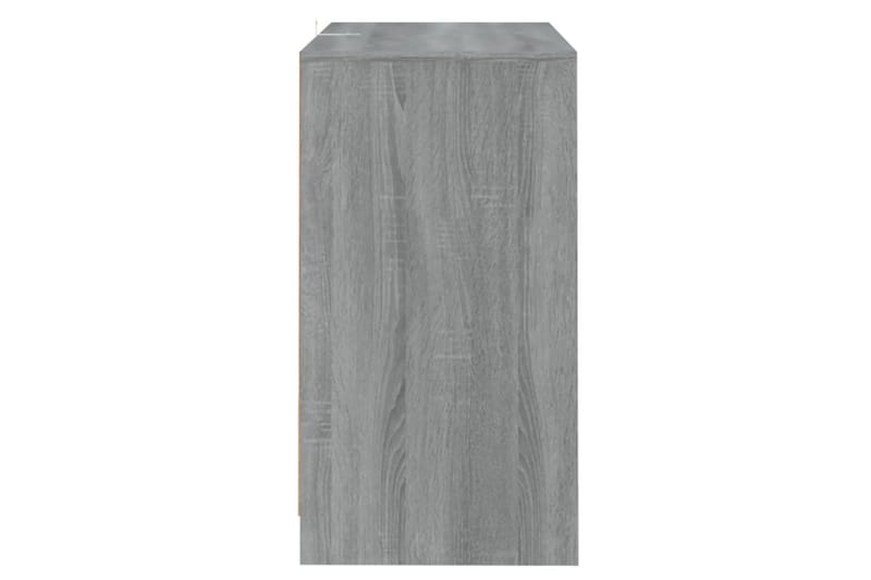 Skjenk grå sonoma eik 70x41x75 cm sponplate - Grå - Sideboard & skjenker
