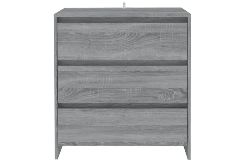 Skjenk grå sonoma eik 70x41x75 cm sponplate - Grå - Oppbevaring - Oppbevaringsmøbler - Sideboard & skjenker
