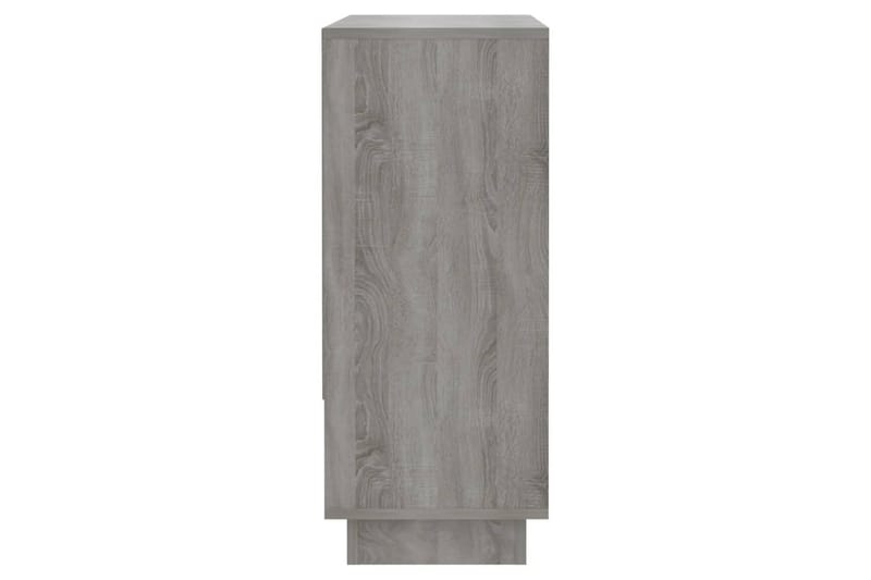 Skjenk grå sonoma eik 97x31x75 cm sponplate - Grå - Sideboard & skjenker