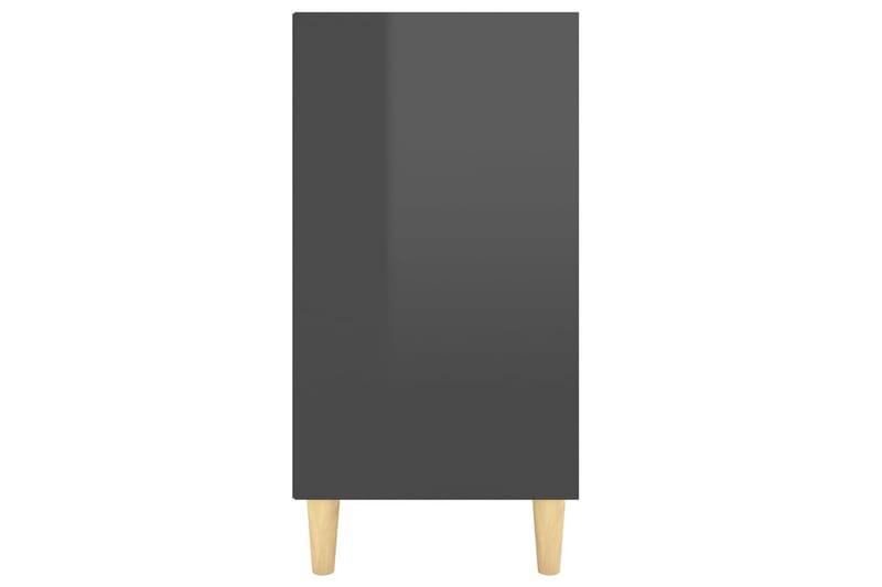 Skjenk høyglans grå 103,5x35x70 cm sponplate - Grå - Oppbevaring - Oppbevaringsmøbler - Sideboard & skjenker