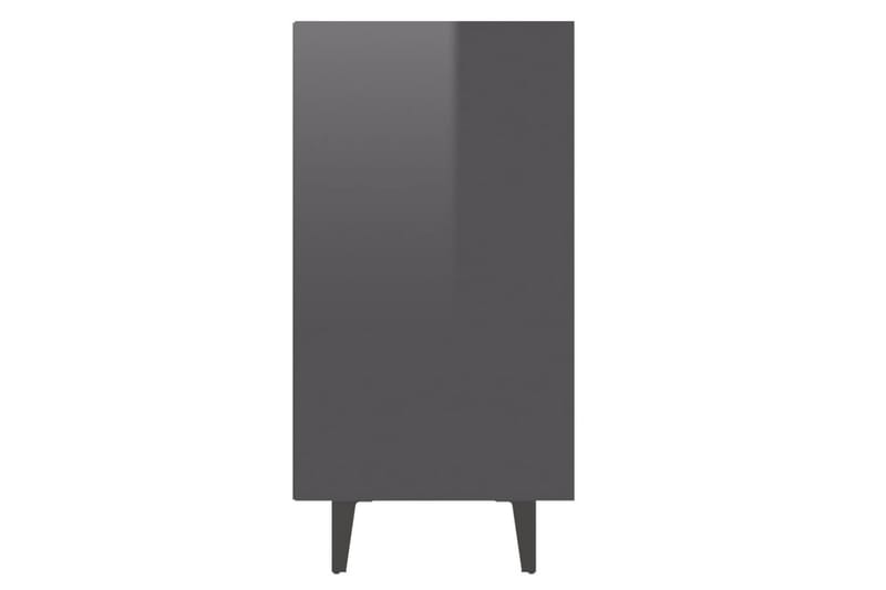 Skjenk høyglans grå 103,5x35x70 cm sponplate - Grå - Oppbevaring - Oppbevaringsmøbler - Sideboard & skjenker