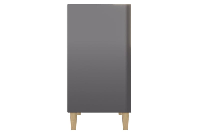 Skjenk høyglans grå 57x35x70 cm sponplate - Grå - Sideboard & skjenker