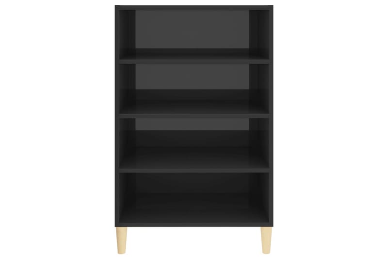 Skjenk høyglans grå 57x35x90 cm sponplate - Grå - Oppbevaring - Oppbevaringsmøbler - Sideboard & skjenker