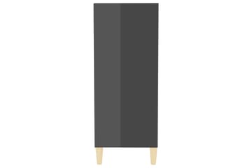 Skjenk høyglans grå 57x35x90 cm sponplate - Grå - Oppbevaring - Oppbevaringsmøbler - Sideboard & skjenker